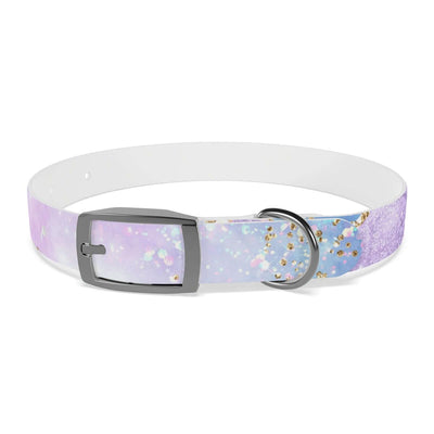 Printify Pets S / Gun Metal / TPU Blue & Purple Glitter Dog Collar