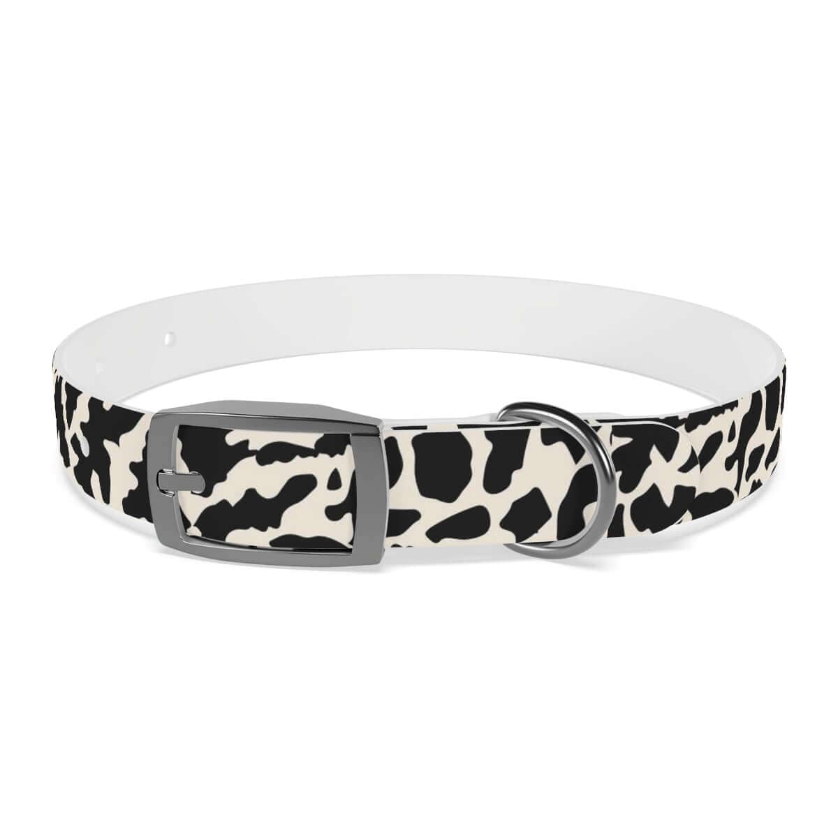 Printify Pets S / Gun Metal / TPU Giraffe Print Dog Collar