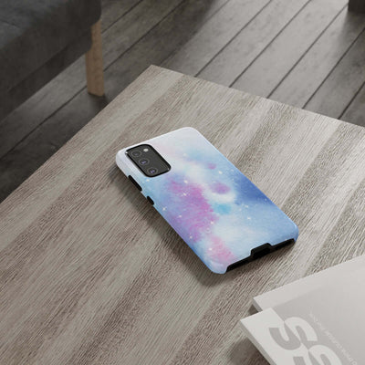 Printify Phone Case Blue and Purple Abstract Tough Cases