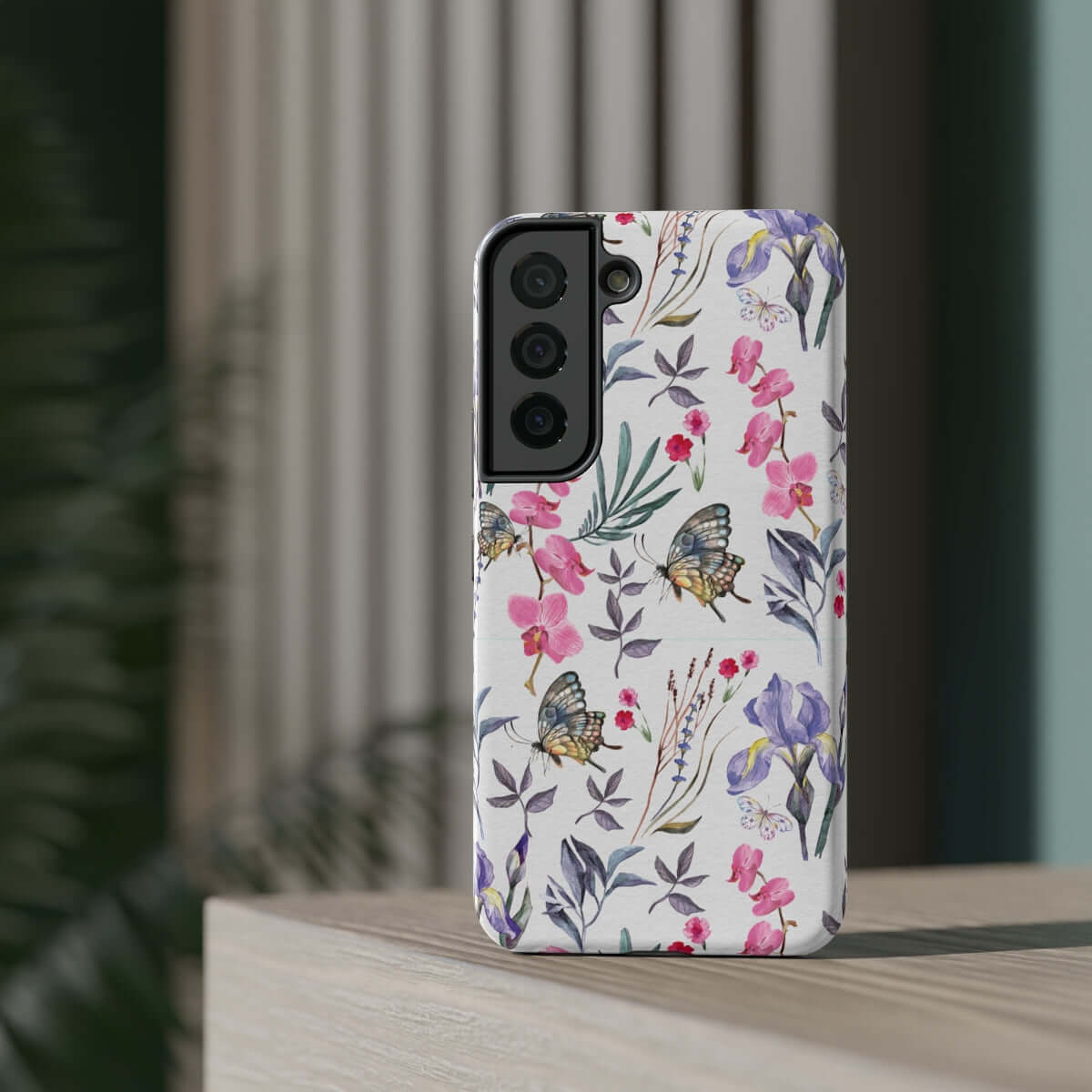 Printify Phone Case Butterlys & Flowers Impact-Resistant Cases