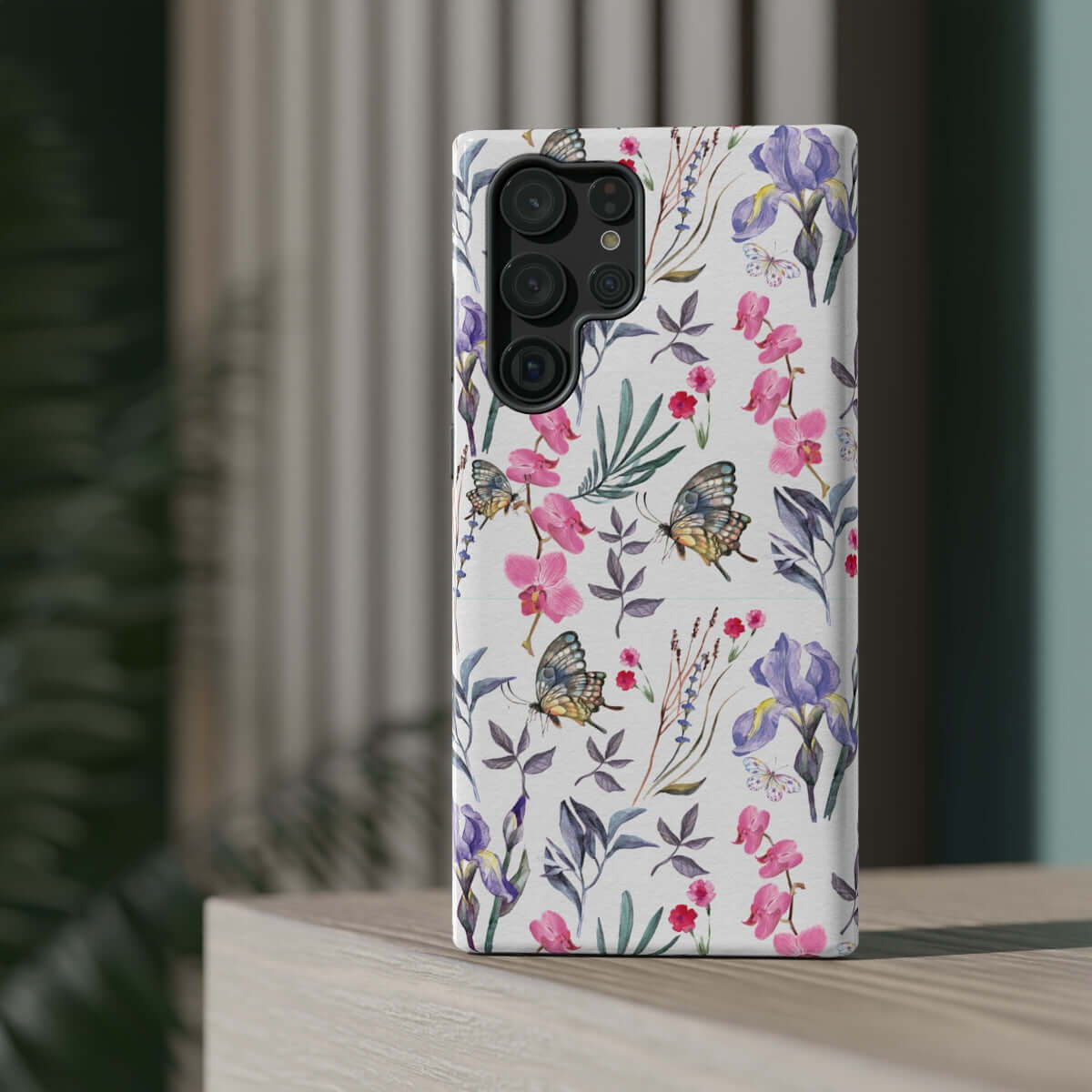 Printify Phone Case Butterlys & Flowers Impact-Resistant Cases