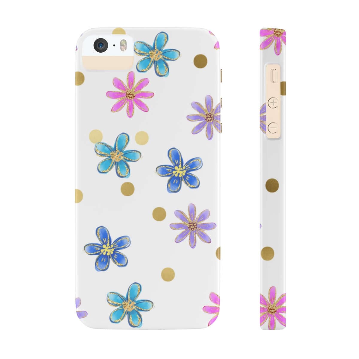 Printify Phone Case Cheerful flowers Slim Phone Cases, Case-Mate