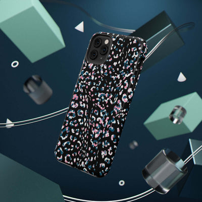 Printify Phone Case Dark Leopard Impact-Resistant Case