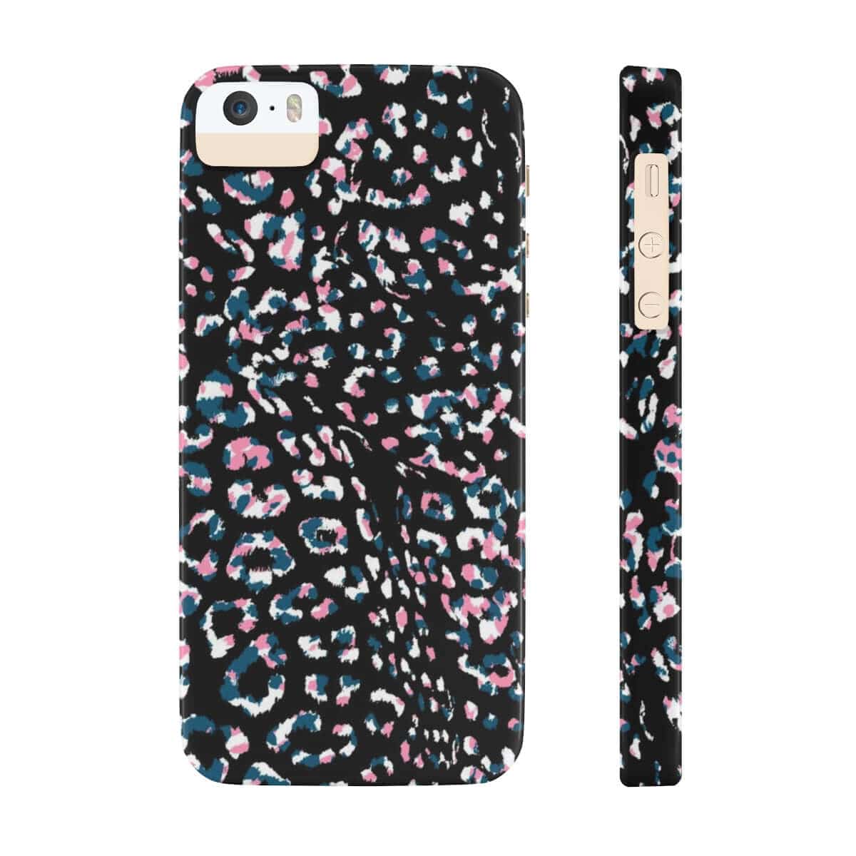 Printify Phone Case Dark Leopard Slim Phone Case