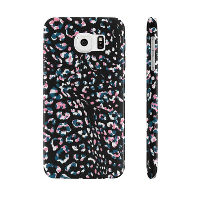 Printify Phone Case Dark Leopard Slim Phone Case