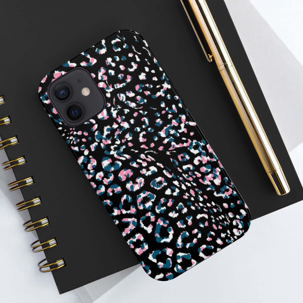 Printify Phone Case Dark Leopard Tough Phone Case