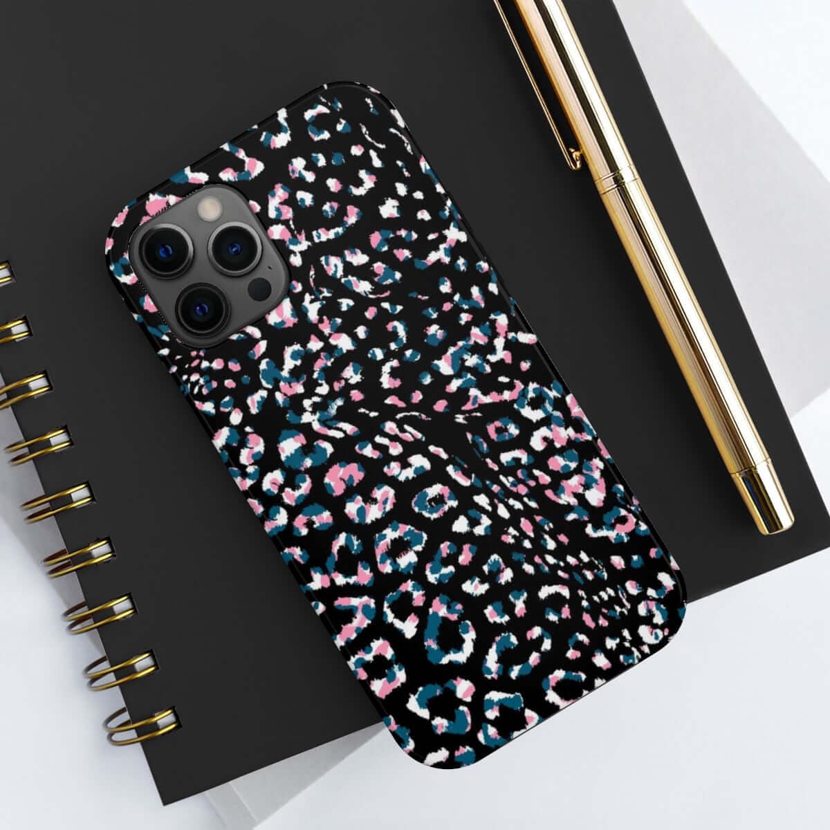 Printify Phone Case Dark Leopard Tough Phone Case