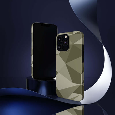 Printify Phone Case Geometric Camo Slim Phone Case, Case-Mate