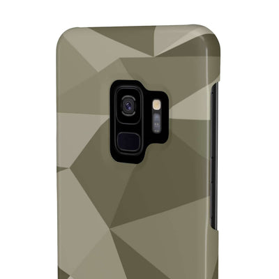 Printify Phone Case Geometric Camo Slim Phone Case, Case-Mate