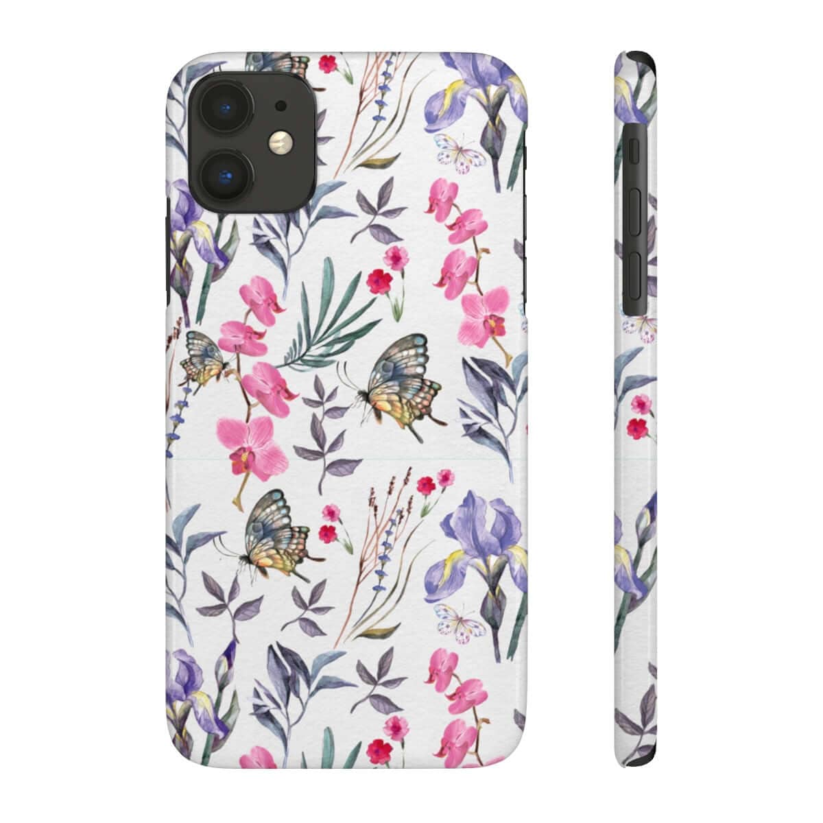 Printify Phone Case iPhone 11 Butterfly - Slim Phone Cases, Case-Mate