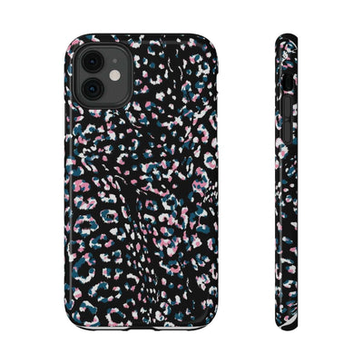 Printify Phone Case iPhone 11 / Glossy / Without gift packaging Dark Leopard Impact-Resistant Case