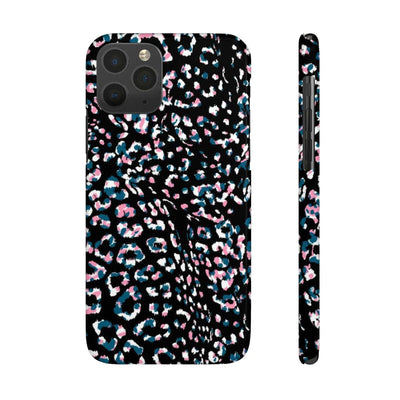 Printify Phone Case iPhone 11 Pro Dark Leopard Slim Phone Case