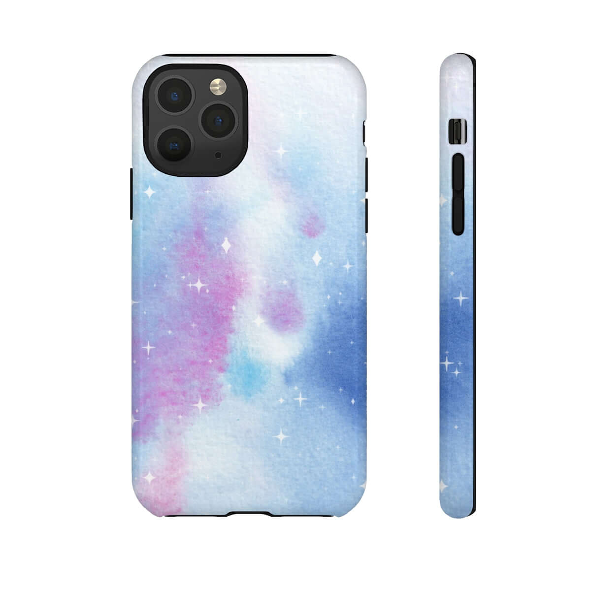 Printify Phone Case iPhone 11 Pro / Glossy Blue and Purple Abstract Tough Cases