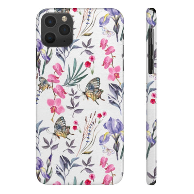 Printify Phone Case iPhone 11 Pro Max Butterfly - Slim Phone Cases, Case-Mate