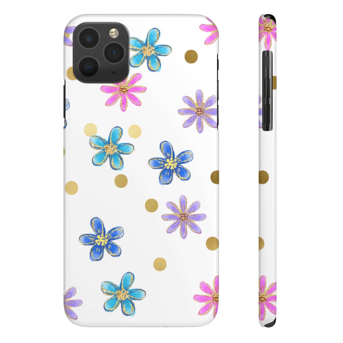 Printify Phone Case iPhone 11 Pro Max Cheerful flowers Slim Phone Cases, Case-Mate