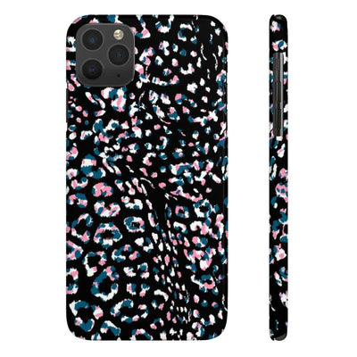 Printify Phone Case iPhone 11 Pro Max Dark Leopard Slim Phone Case