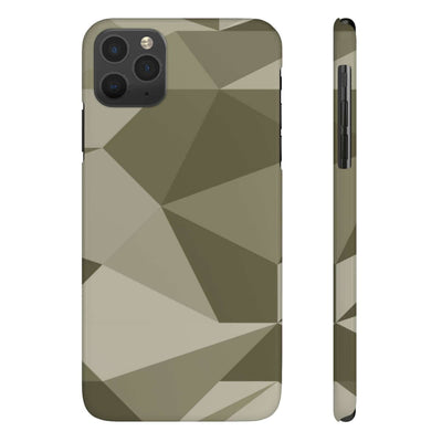 Printify Phone Case iPhone 11 Pro Max Geometric Camo Slim Phone Case, Case-Mate