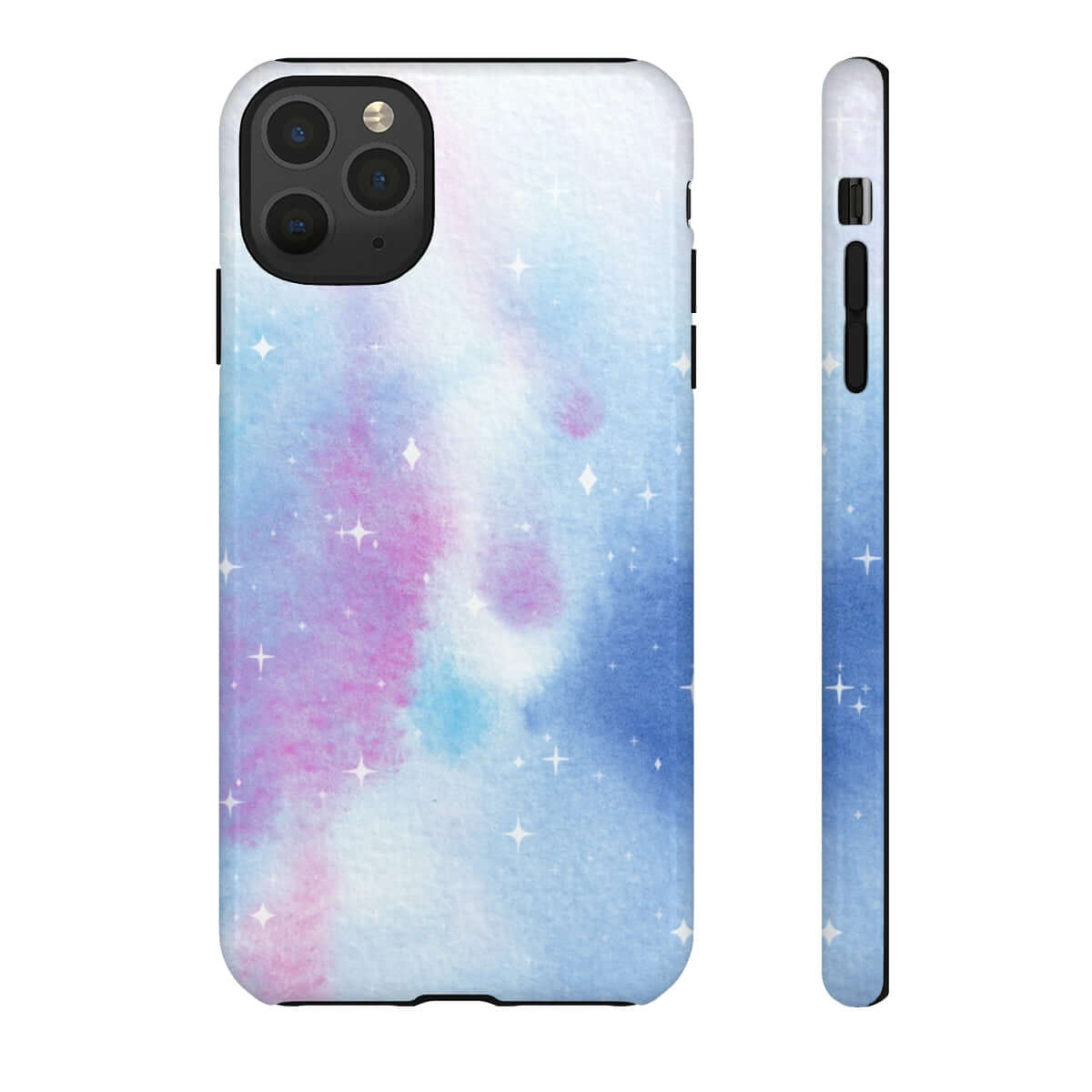 Printify Phone Case iPhone 11 Pro Max / Glossy Blue and Purple Abstract Tough Cases