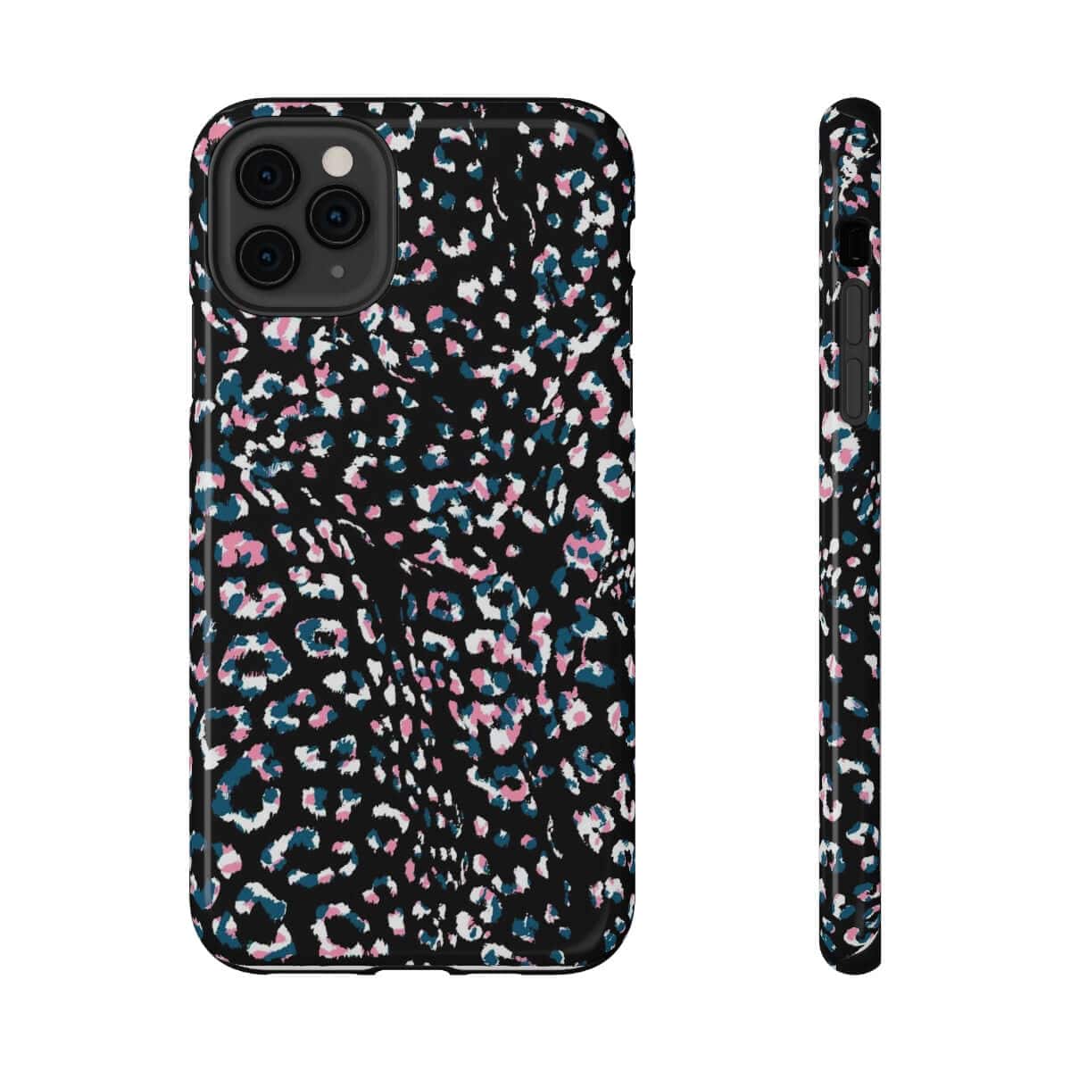 Printify Phone Case iPhone 11 Pro Max / Glossy / Without gift packaging Dark Leopard Impact-Resistant Case