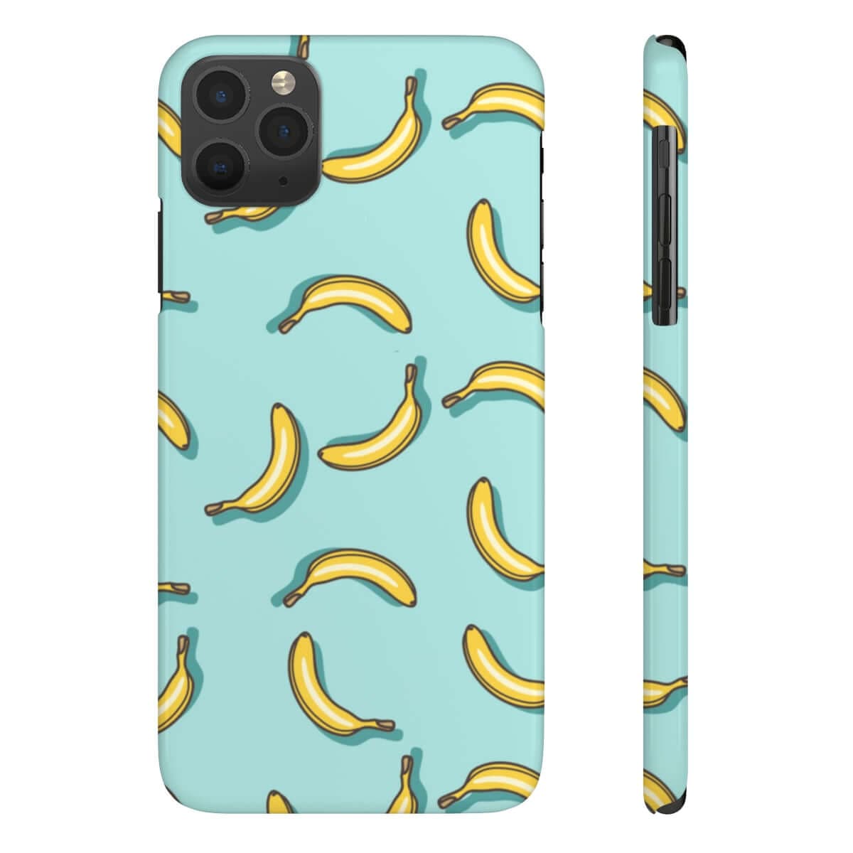 Printify Phone Case iPhone 11 Pro Max Go Bananas Slim Phone Cases, Case-Mate