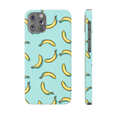 Printify Phone Case iPhone 12/12 Pro Go Bananas Slim Phone Cases, Case-Mate