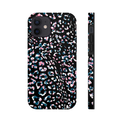 Printify Phone Case iPhone 12 Dark Leopard Tough Phone Case