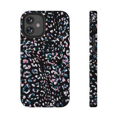 Printify Phone Case iPhone 12 Mini / Glossy / Without gift packaging Dark Leopard Impact-Resistant Case