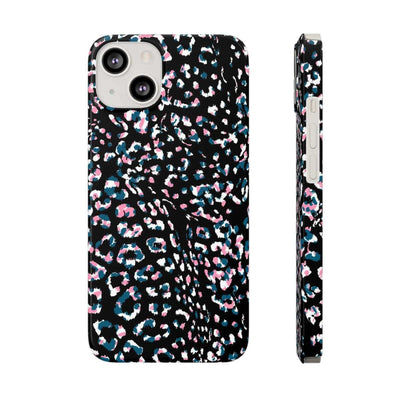 Printify Phone Case iPhone 13 Dark Leopard Slim Phone Case