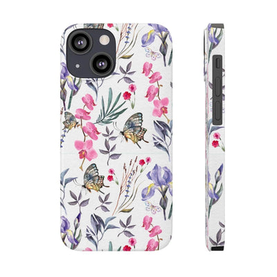 Printify Phone Case iPhone 13 Mini Butterfly - Slim Phone Cases, Case-Mate