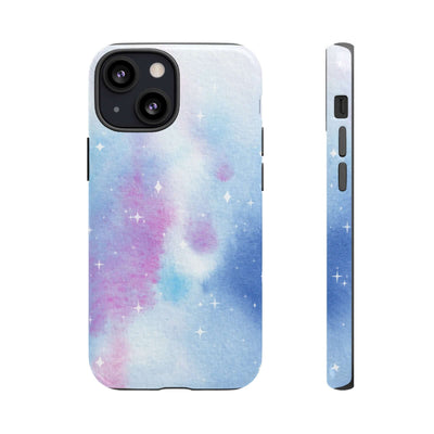 Printify Phone Case iPhone 13 Mini / Glossy Blue and Purple Abstract Tough Cases