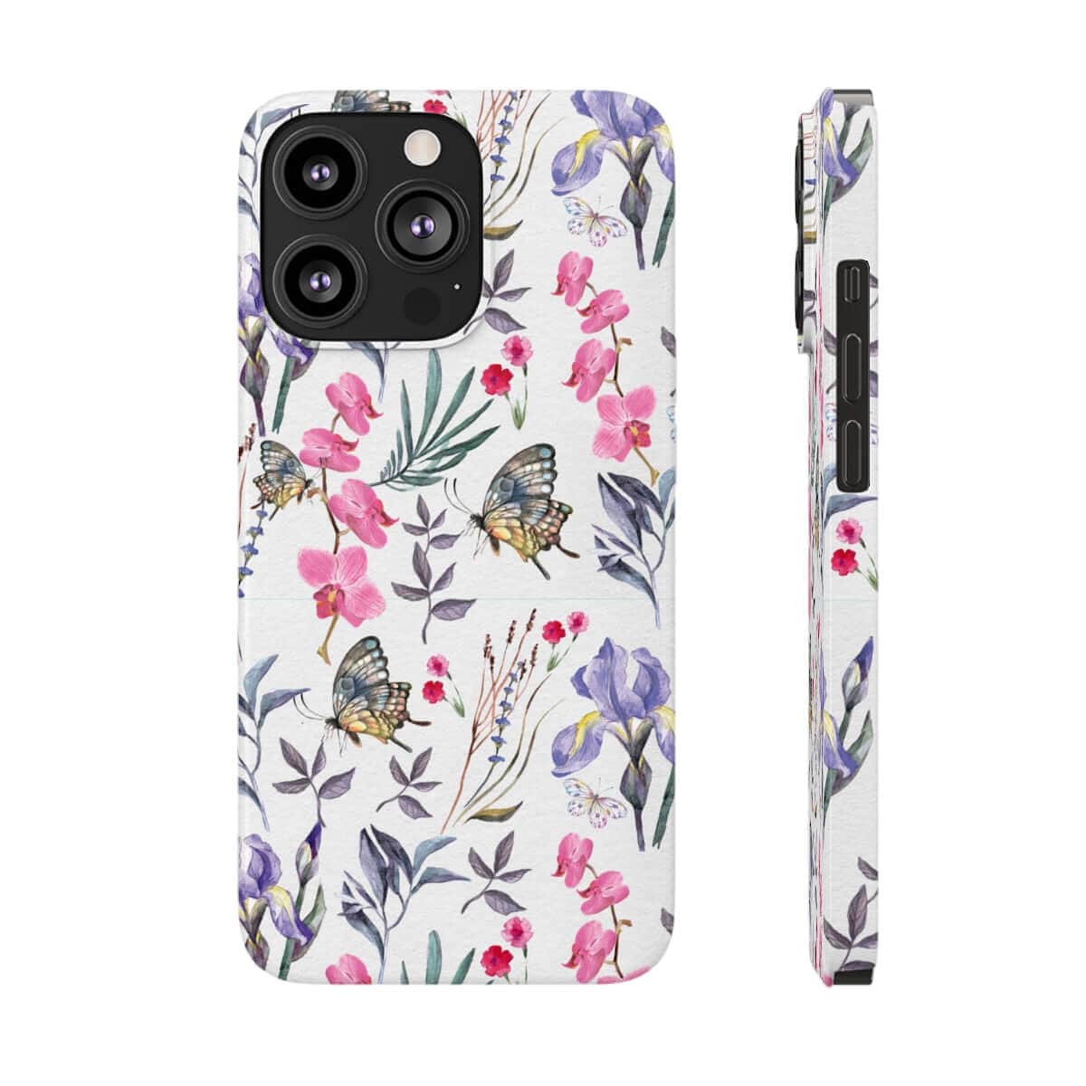 Printify Phone Case iPhone 13 Pro Butterfly - Slim Phone Cases, Case-Mate