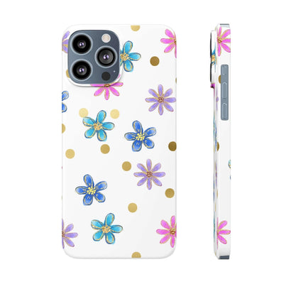 Printify Phone Case iPhone 13 Pro Max Cheerful flowers Slim Phone Cases, Case-Mate