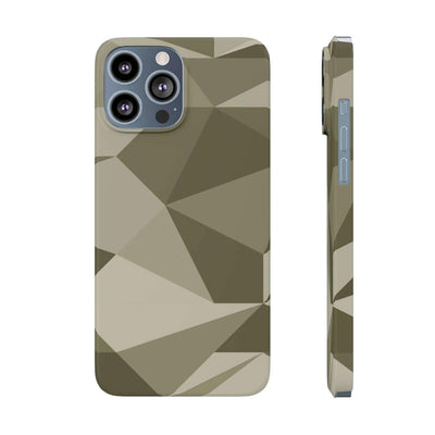 Printify Phone Case iPhone 13 Pro Max Geometric Camo Slim Phone Case, Case-Mate