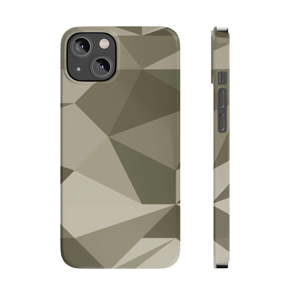 Printify Phone Case iPhone 14 Geometric Camo Slim Phone Case, Case-Mate