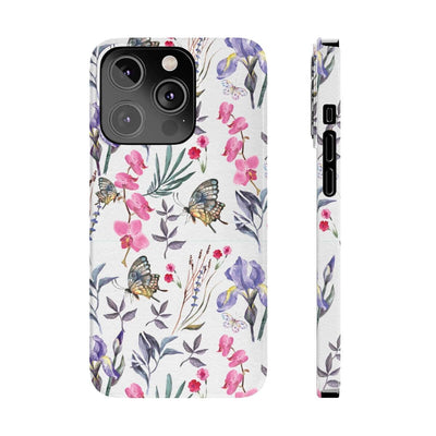 Printify Phone Case iPhone 14 Pro Butterfly - Slim Phone Cases, Case-Mate