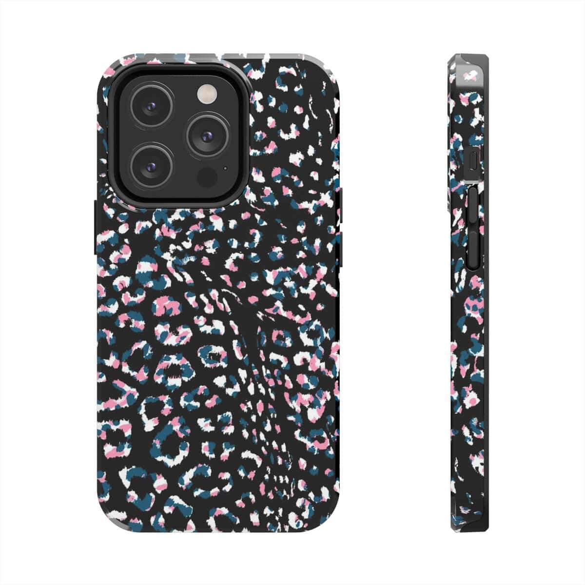 Printify Phone Case iPhone 14 Pro Dark Leopard Tough Phone Case