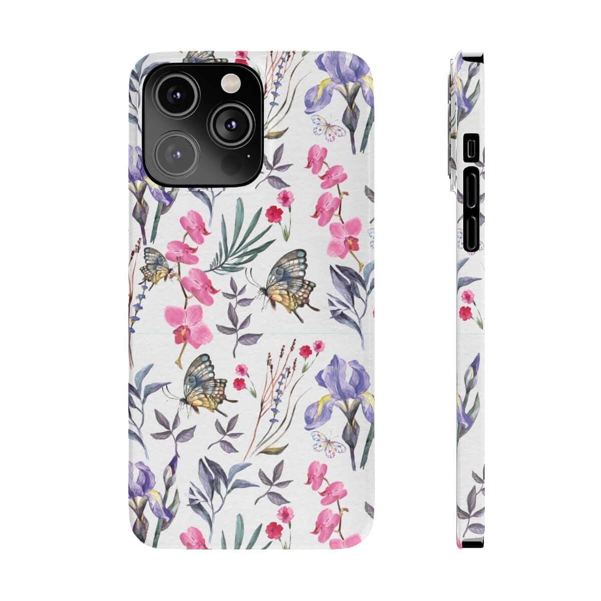 Printify Phone Case iPhone 14 Pro Max Butterfly - Slim Phone Cases, Case-Mate