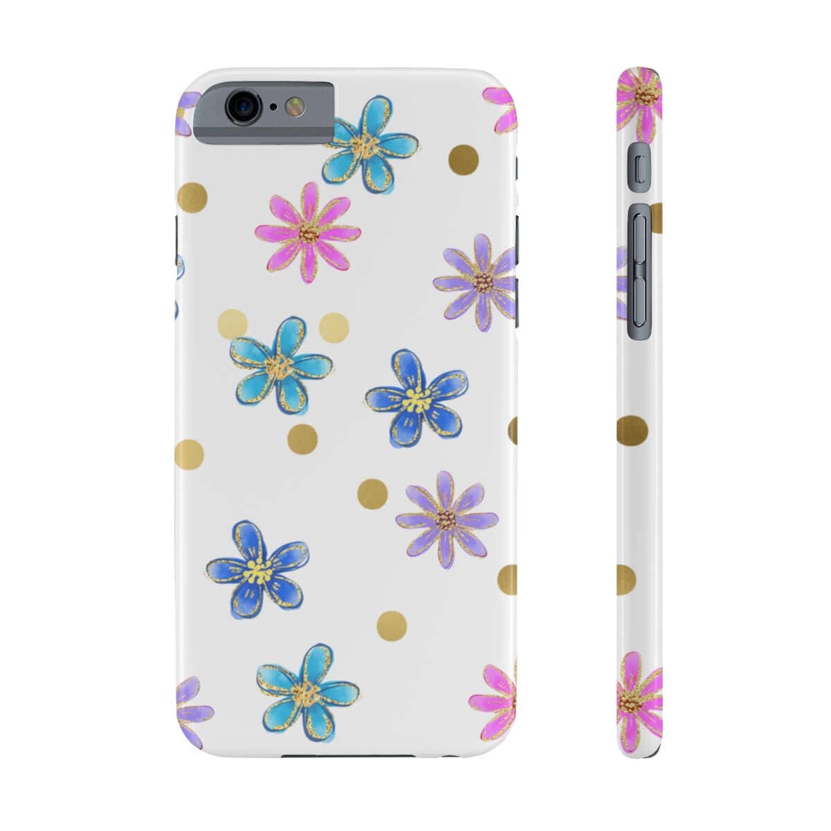 Printify Phone Case iPhone 6/6S Slim Cheerful flowers Slim Phone Cases, Case-Mate