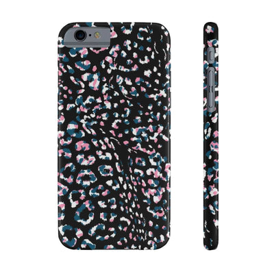 Printify Phone Case iPhone 6/6S Slim Dark Leopard Slim Phone Case