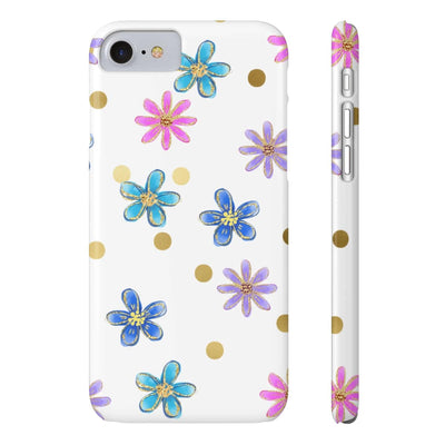 Printify Phone Case iPhone 7, iPhone 8 Slim Cheerful flowers Slim Phone Cases, Case-Mate