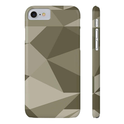 Printify Phone Case iPhone 7, iPhone 8 Slim Geometric Camo Slim Phone Case, Case-Mate