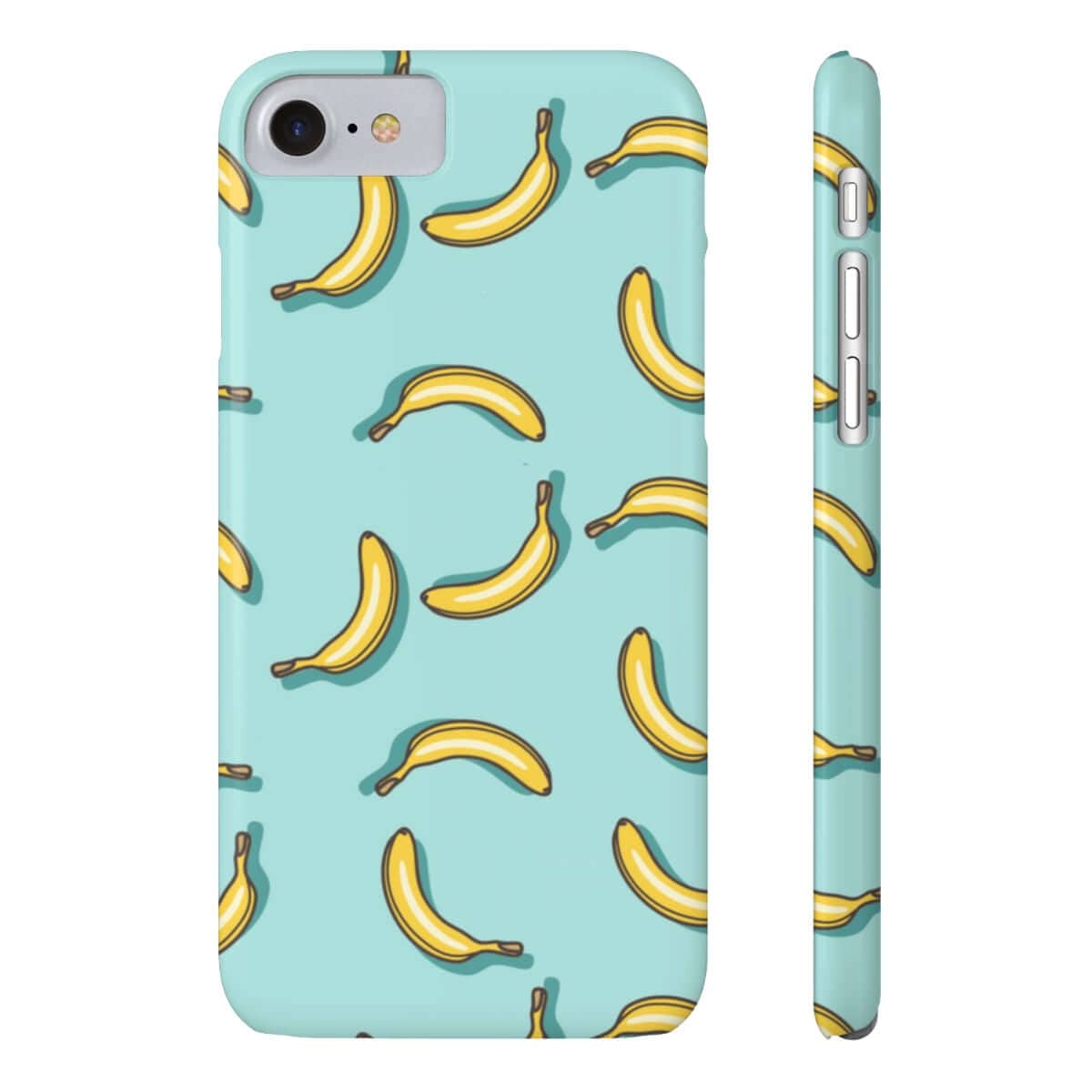 Printify Phone Case iPhone 7, iPhone 8 Slim Go Bananas Slim Phone Cases, Case-Mate