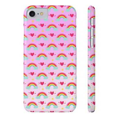 Printify Phone Case iPhone 7, iPhone 8 Slim Gradient Rainbow Art Phone Case