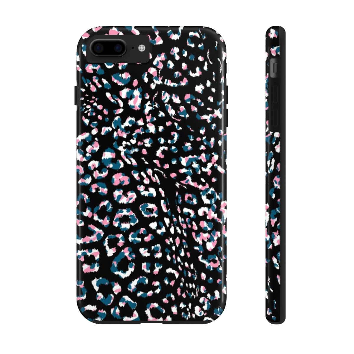 Printify Phone Case iPhone 7 Plus, iPhone 8 Plus Dark Leopard Tough Phone Case