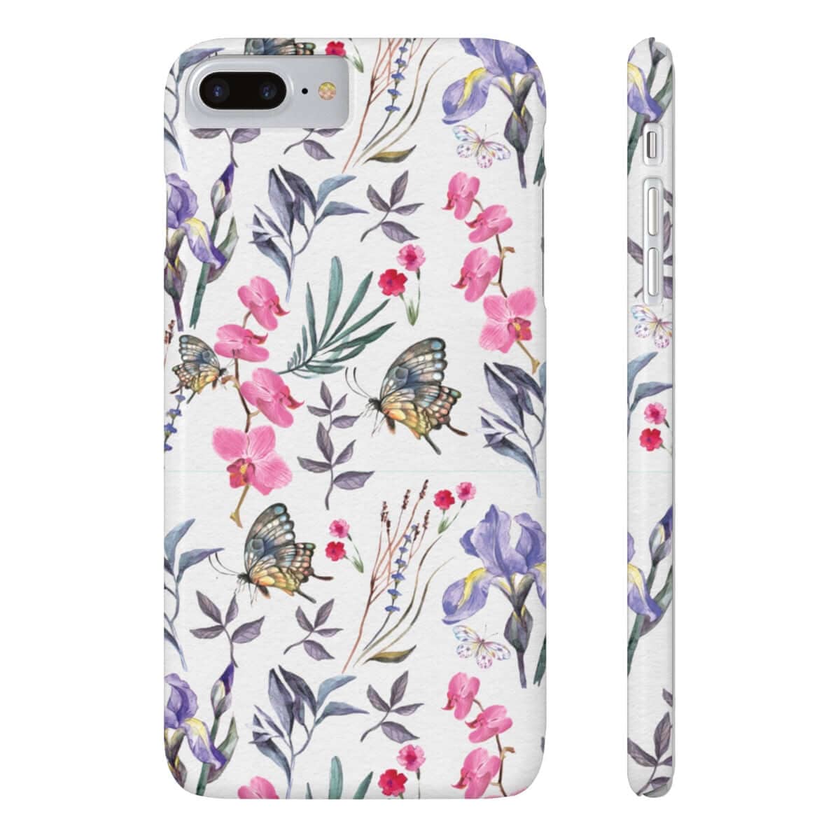 Printify Phone Case iPhone 7 Plus, iPhone 8 Plus Slim Butterfly - Slim Phone Cases, Case-Mate