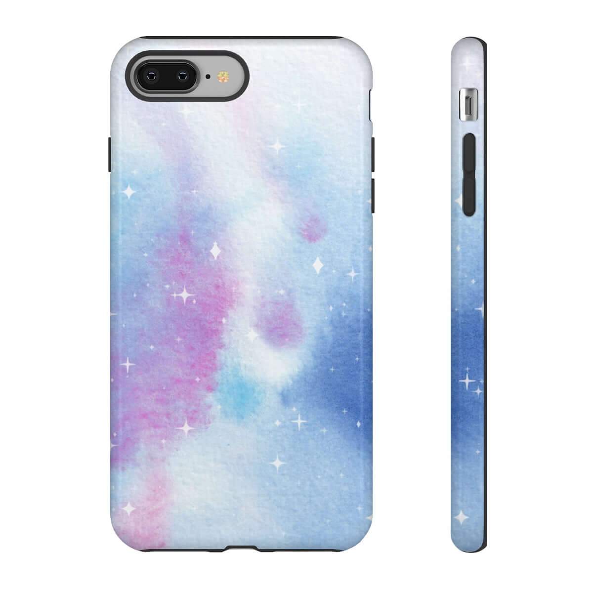 Printify Phone Case iPhone 8 Plus / Glossy Blue and Purple Abstract Tough Cases