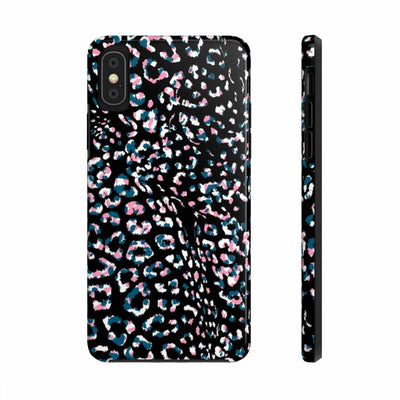 Printify Phone Case iPhone X Dark Leopard Tough Phone Case