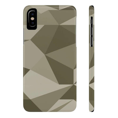 Printify Phone Case iPhone X Slim Geometric Camo Slim Phone Case, Case-Mate