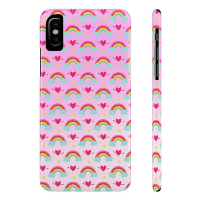 Printify Phone Case iPhone X Slim Gradient Rainbow Art Phone Case