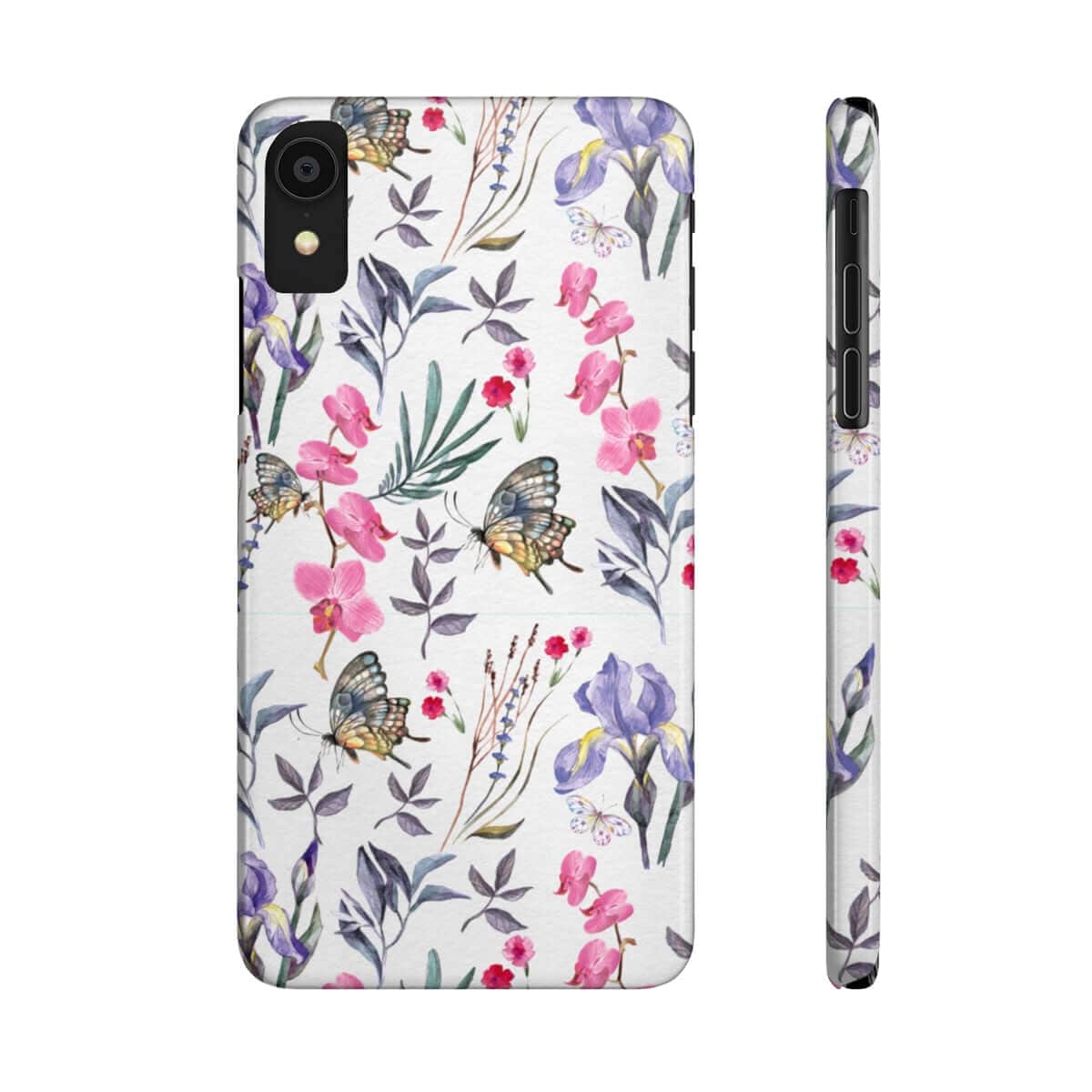 Printify Phone Case iPhone XR Butterfly - Slim Phone Cases, Case-Mate